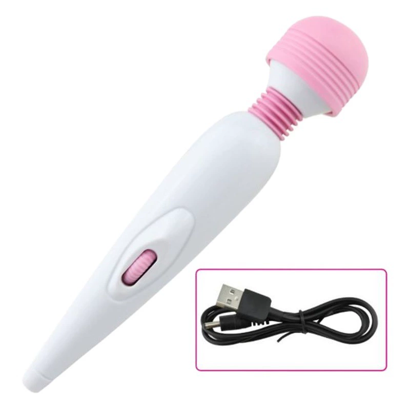 Женская перезаряжаемая Массажная мастурбация USB сильный шок AV-палка сексуальный вибратор для мастурбации товары для взрослых оптом