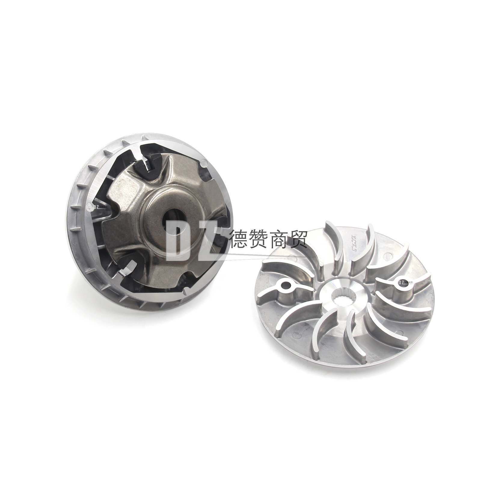 Scooter motorcycle parts GY6 180cc 230cc drive wheel front pulley drive disc clutch assembly