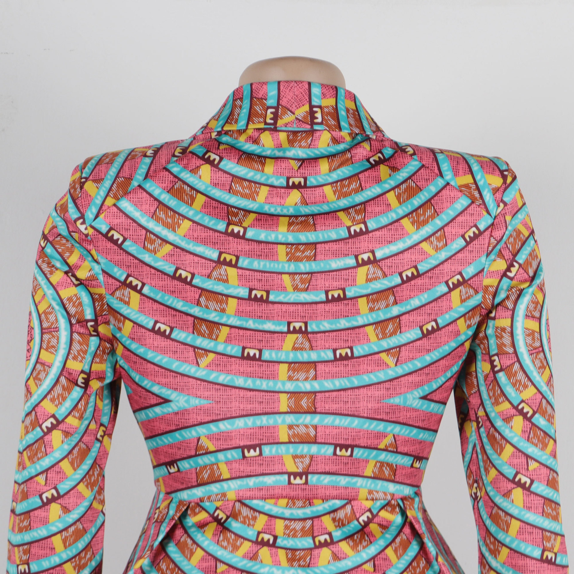 Women Spring Printed Top Hip Skirt Set