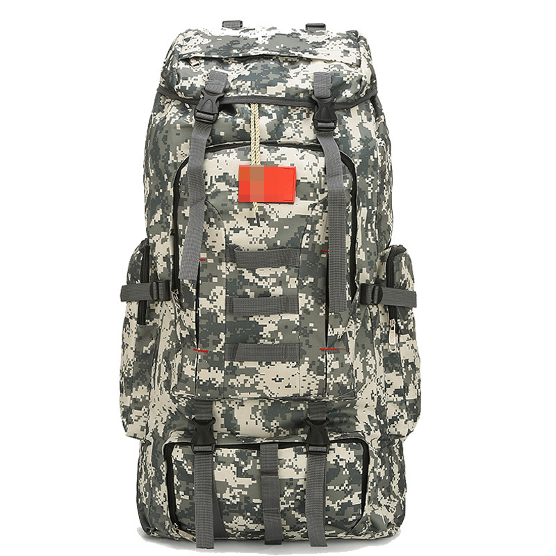 Mochila de montaña de hombro al aire libre de gran capacidad de moda de aventura de jungla camuflada mochila deportiva anti-dopaje mochila de campamento resistente al desgaste