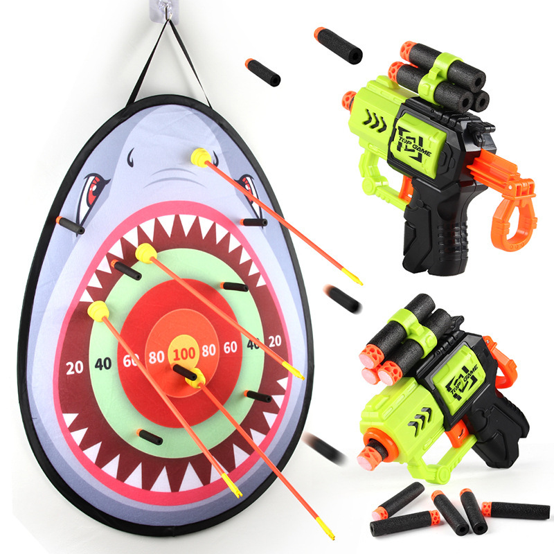Ocio infantil indoor y exterior tiro con arco y flecha objetivo competición deportiva dardo velcro juguetes deportivos