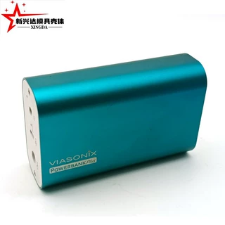 移动电源铝壳储能锂电池外壳CNC精密加工铝型材壳体开孔氧化丝印