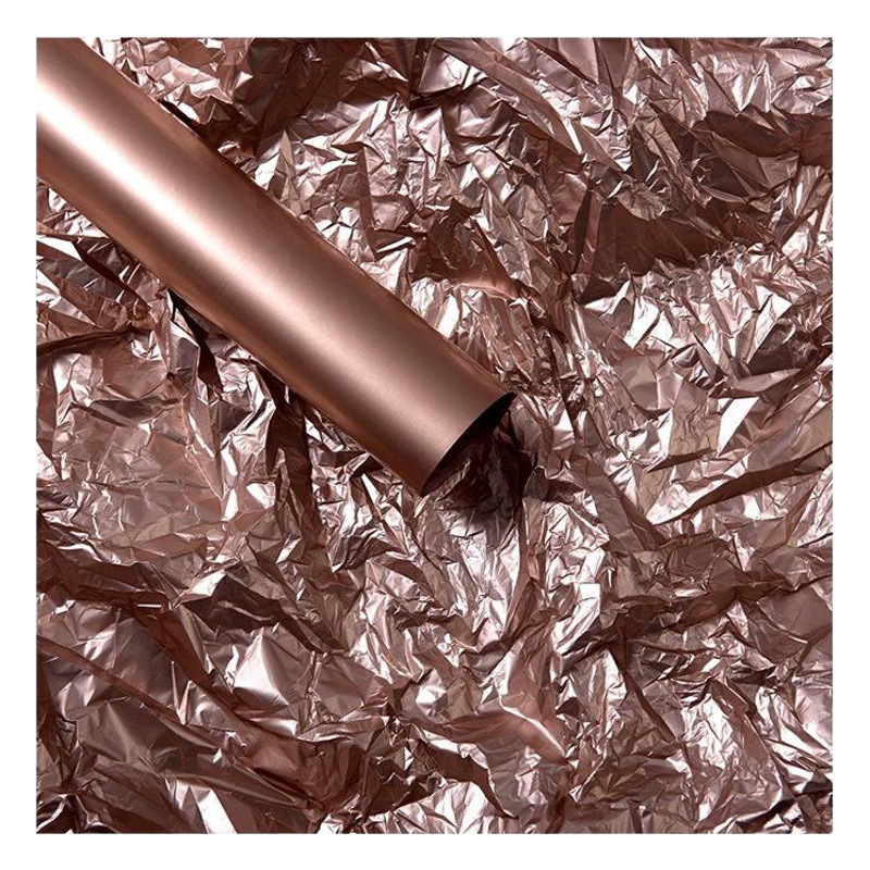 Papel de embalaje de regalo de flores Papel de envoltura de papel de preservación de papel de revestimiento de ramo coreano Película de luz suave Lisa impermeable