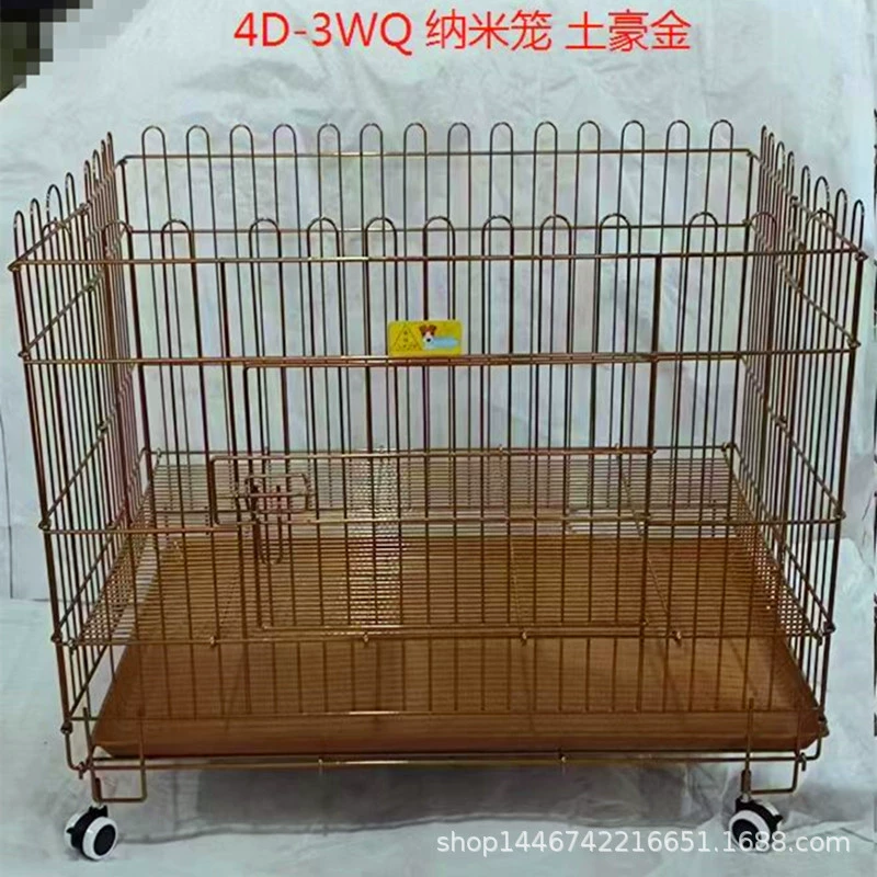 Нано беговая клетка, забор для домашних животных, витрина для щенков, клетка Тедди, померанский забор для собак, аэрозольная краска, усиленный забор, принадлежности на колесиках