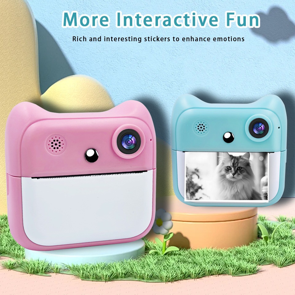 Nuevo transfronterizo A25 fotopolimerización infantil cámara digital adorable mini niño HD impresión de la cámara de regalo