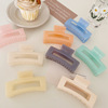 Elegant plush hair accessory, hairgrip, big crab pin, advanced shark, hairpins, french style, high-quality style, wholesale