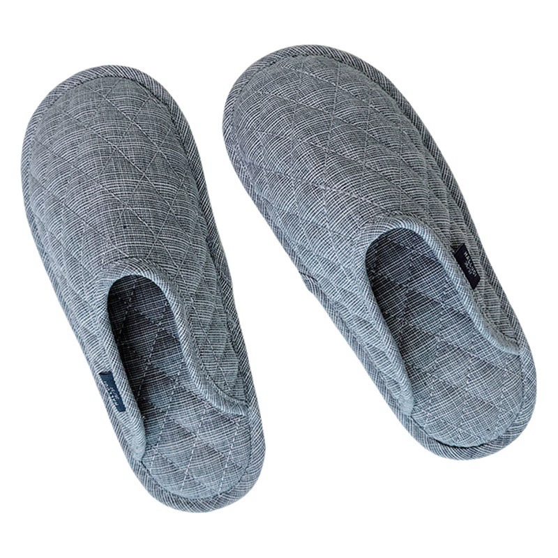 Галлюцинации Новые простые однотонные ромбовидные домашние тапочки для пар с пластиковым дном, бесшумный, Нескользящие домашние тапочки