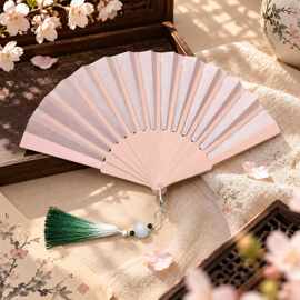 热销彩虹折叠扇儿童扇子塑料扇骨舞蹈扇拍摄道具工艺礼品扇