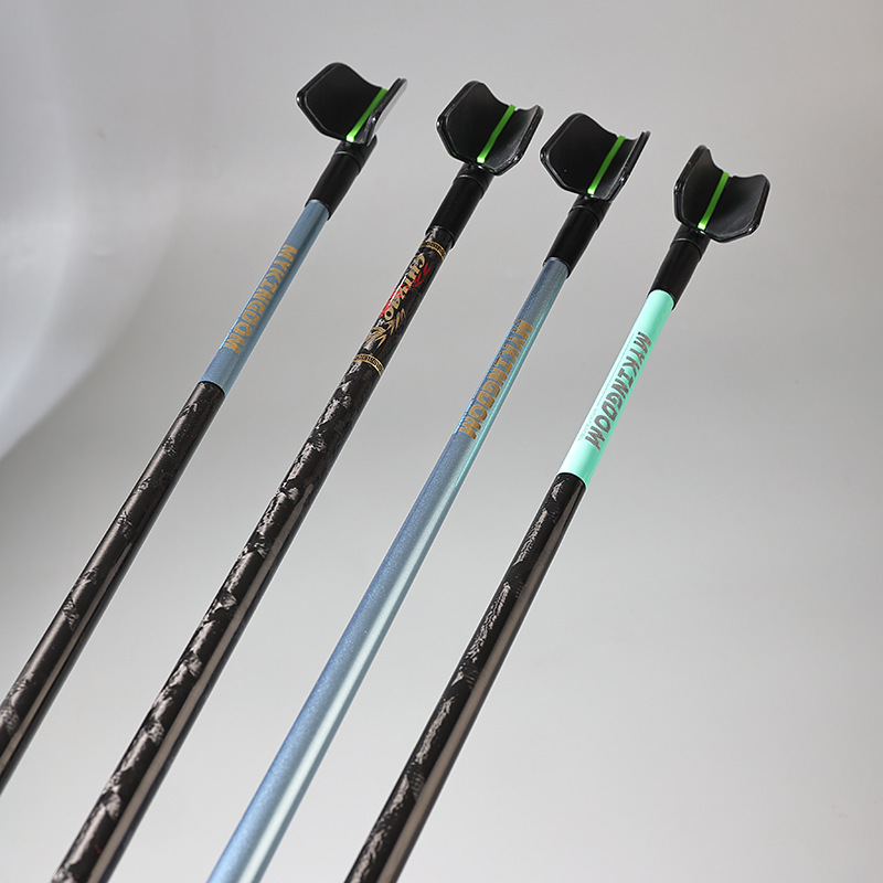 Chiyao Black Pit 競技用単節ブラケット ポンプ ヤンボーカーボン砲台釣竿ブラケット リバウンドヘッド 超軽量フレームロッド|undefined