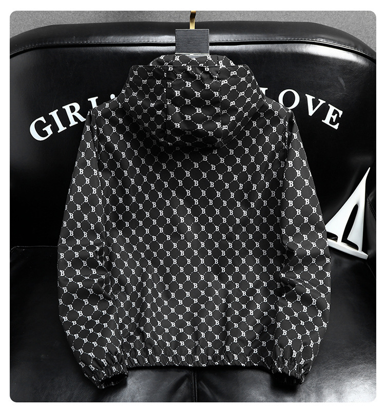 Men's Hooded Jacket Lightweight Sun Protection Sunproof Outerwear_voghion.com