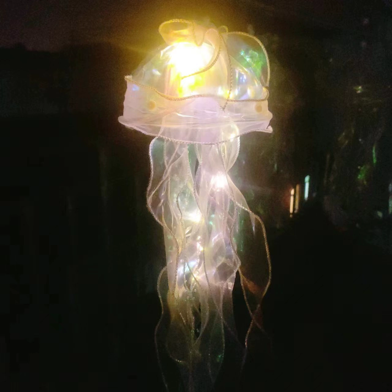 Ручная лампа‑ медузa Xiaohongshu, светодиодная декоративная лампа, пастельные цвета, 0,35 кг