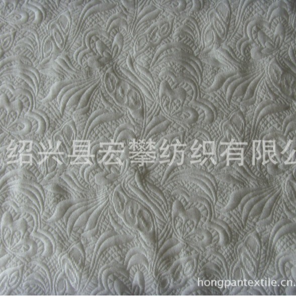 供应梭织蝴蝶花TC涤棉双层大提花春夏秋冬面料时尚女装童装旗袍布