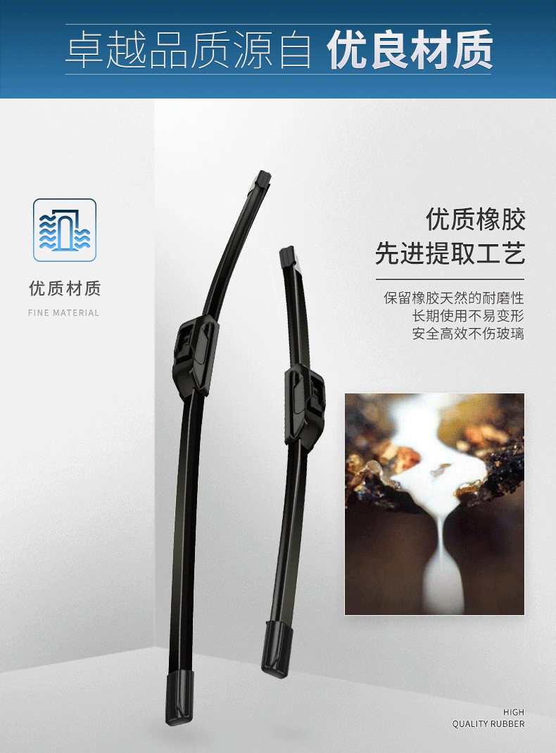 Suitable for Modern Sonata Eight Wiper Boneless High-Definition Upgrade Suitable for Special 9-Wiper Eight-Nine-Eight Wiper Blades