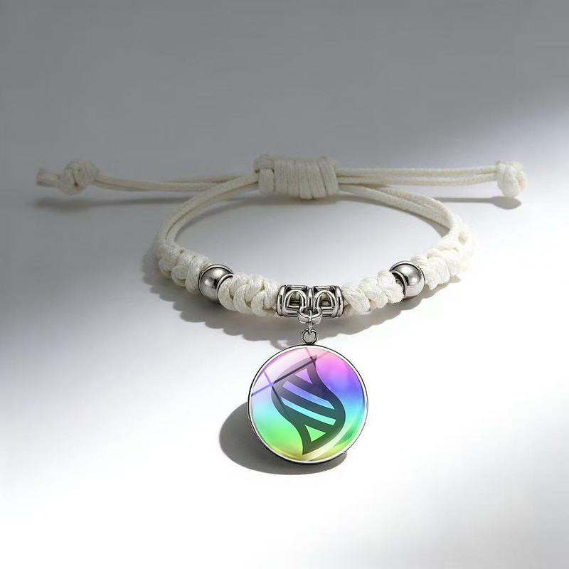 Cross-Border Hot Pokémon Bracelet Handmade White Dream Pokémon Ultra Evolution Key Stone Super Fire-Breathing