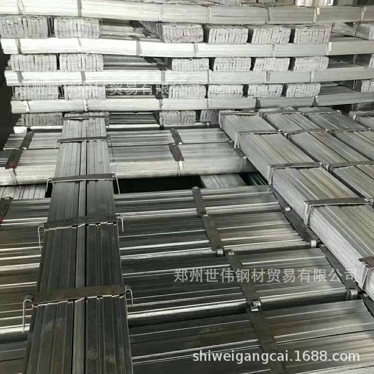 漯河扁铁批发避雷q235b镀锌扁钢50*5 热镀锌扁铁现货销售规格齐全