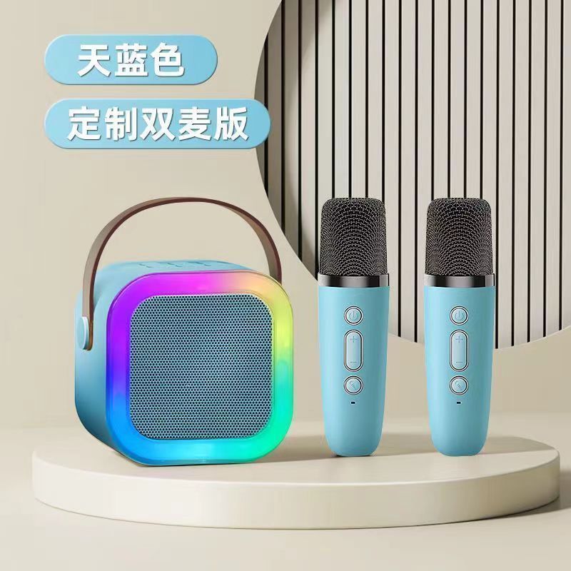 K12 bluetoothスピーカー無線マイク歌唱音響家庭一体型児童マイクKTVセット|undefined