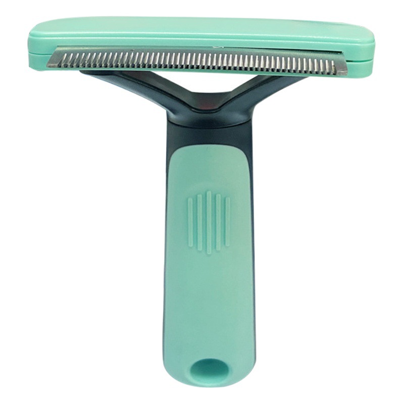 Transfronterizo nuevo peine para mascotas automático decoloración del cabello peine para mascotas arco gato perro nudo aguja peine suministros de limpieza al por mayor