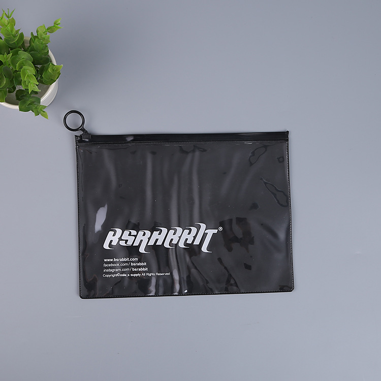 PVC袋定制透明PVC拉链袋自封塑料袋饰品透明收纳袋批发可印logo