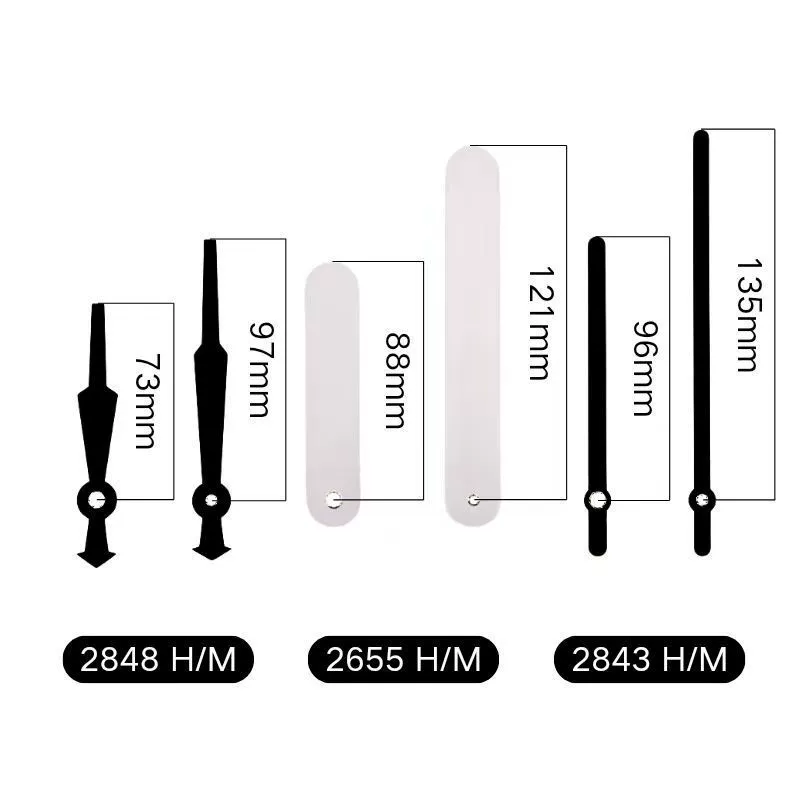 Hongkang Creative минималистичный компонент часов кварцевый механизм аксессуары вышивки крестом декоративная роспись аксессуары завод прямых волос