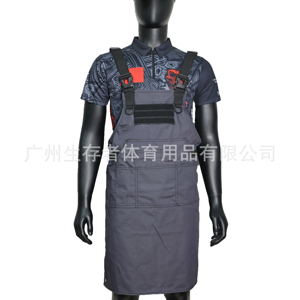 Fuente transfronteriza Técnico Técnico Equipo de usuario masculino y femenino Picnic Resistente al desgaste Téctico Viento Camuflaje delantal