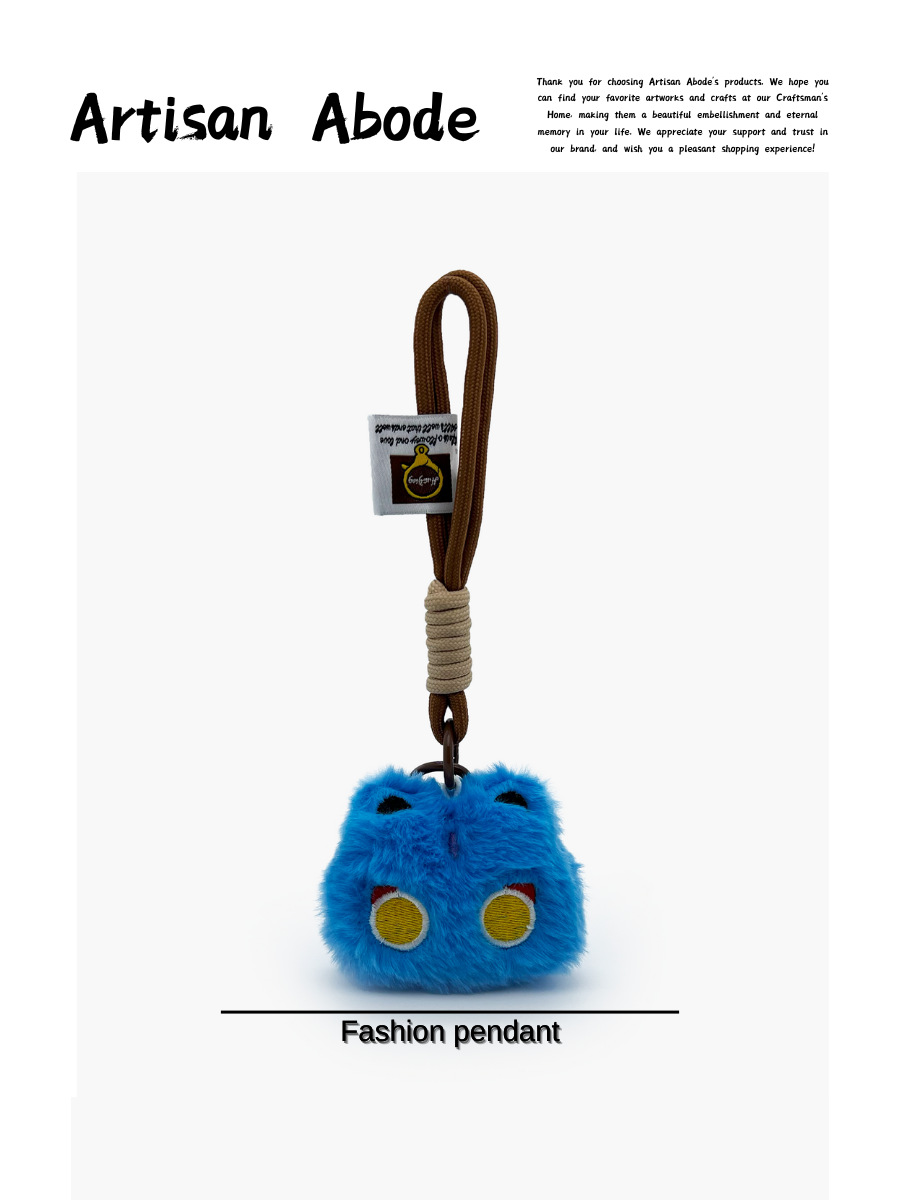 Una pieza de entrega colgante muñeca de felpa bolso colgante llavero muñeca linda mochila escolar colgante regalo gato negro