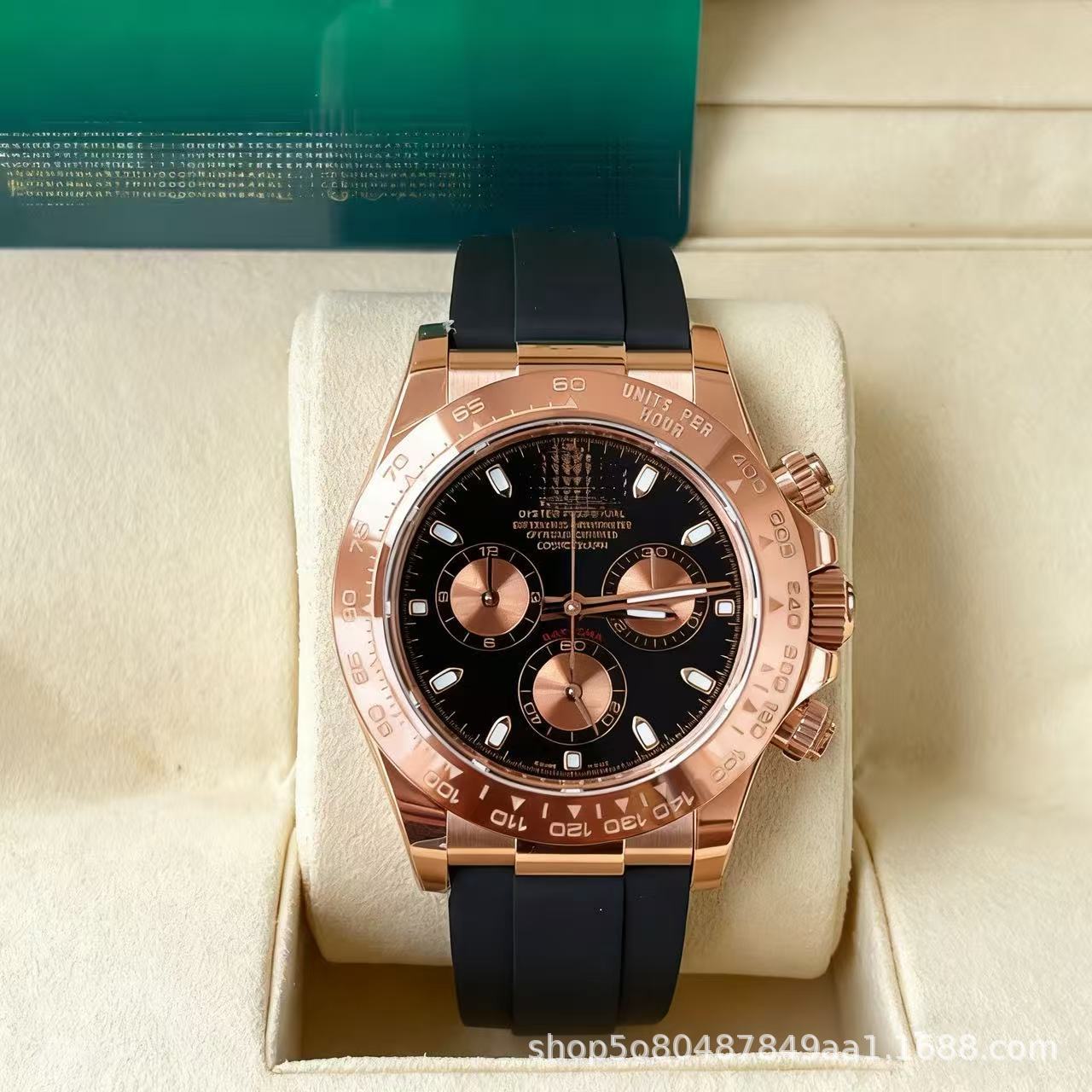 Laojia Cosmic Chronograph Ditona fábrica de relojes limpios Panda Diyu Wenle con el mismo reloj mecánico de acero para hombres