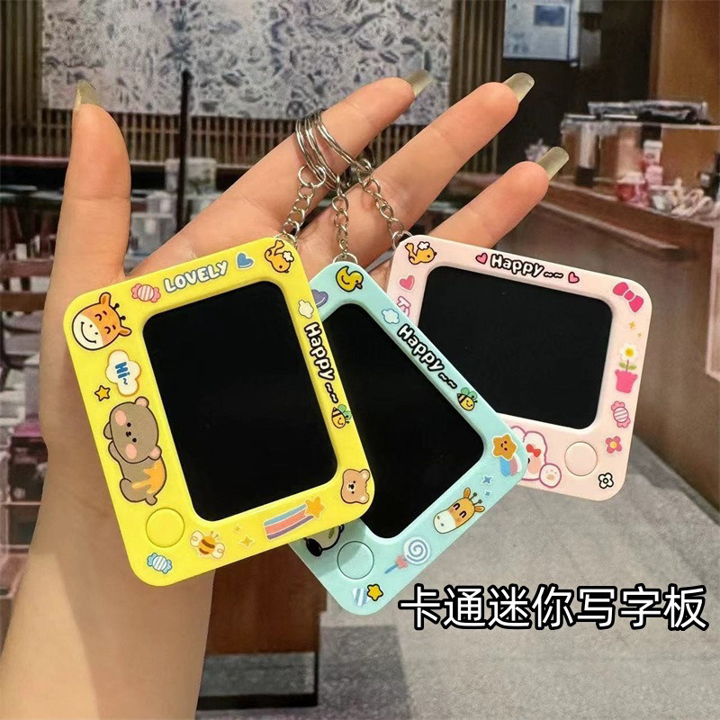 ミニ落書きペンダント、クリエイティブバッグキーホルダー、おもちゃ、子供用お絵かきボード、消せる書き込みボード、幼稚園用手書きボード|undefined