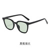 Summer trend brand retro glasses solar-powered, fashionable sunglasses for beloved, 2022 years, Korean style