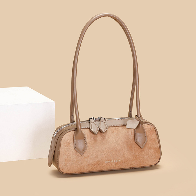 2025 New Niche French Baguette Bag Retro Elegant Underarm Bag Women's Shoulder Handbag Bgs - Thumbnail 7