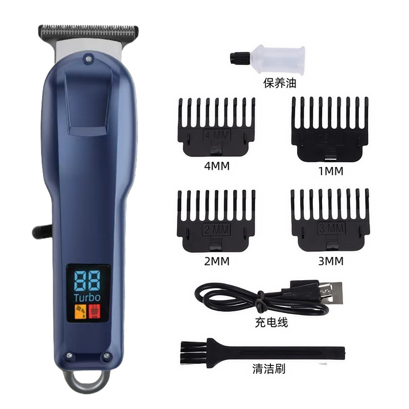 クロスボーダー新しい電気シェーバー、ヘアカットバリカン、オイルヘッドバリカン、充電式プロ家庭用バリカン|undefined