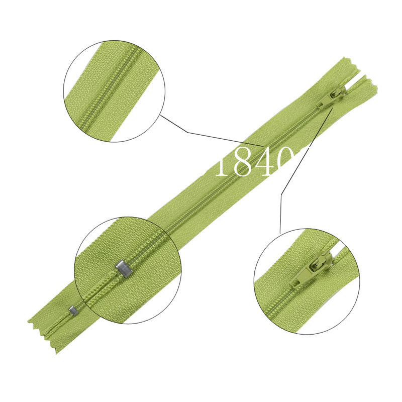 强力金属有锁尼龙拉链7.5-45cm全色系拉链3号闭尾通用多场景适用|undefined