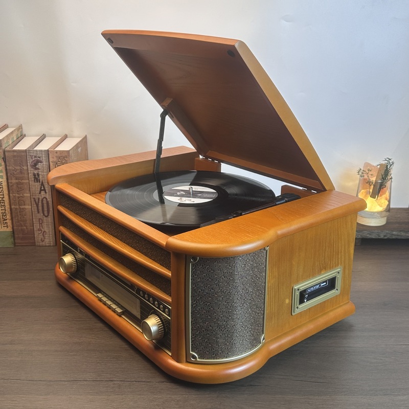 国境を越えたレトロLP黒ゴムレコード機多機能cd蓄音機創意bluetoothオーディオレコード機源卸売り|undefined