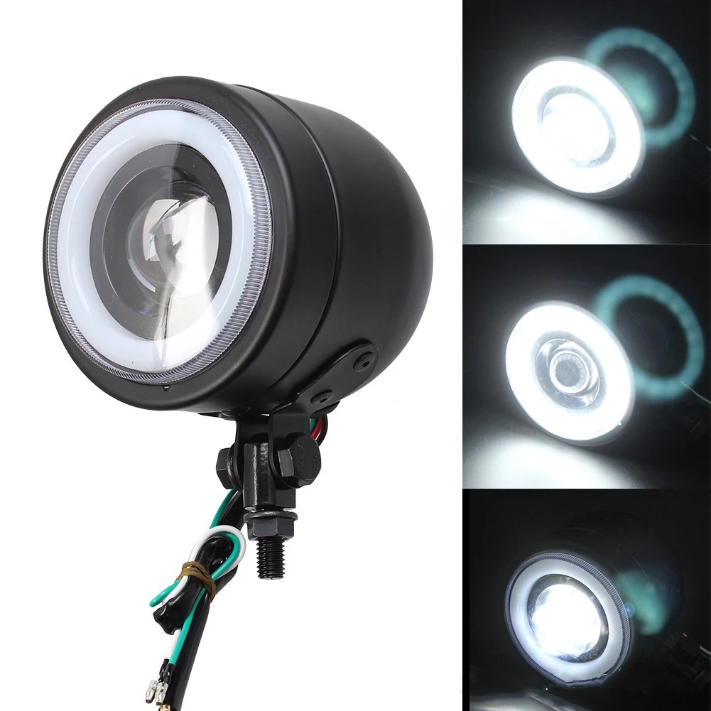 Motorcycle accessories Harley Cruise Prince modified universal retro type installation auxiliary small fog lamp spotlight