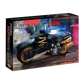 K盒子10248最终幻想摩托车模型摆件高难度科技小颗粒积木玩具跨境