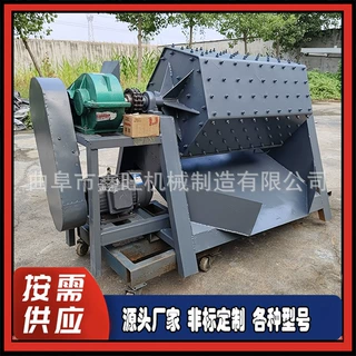 非标工件滚筒抛光机  自动翻转六角研磨机  原石倒角磨光机