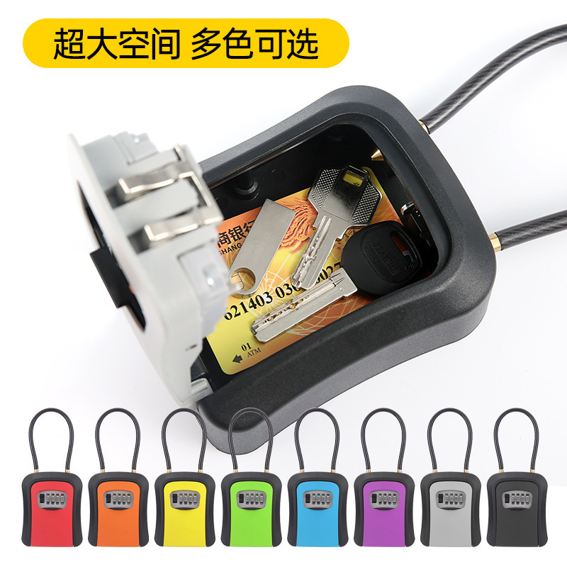 Caja de clave con gancho de alambre extensible, diseño 2022, para decoración - Cross-border