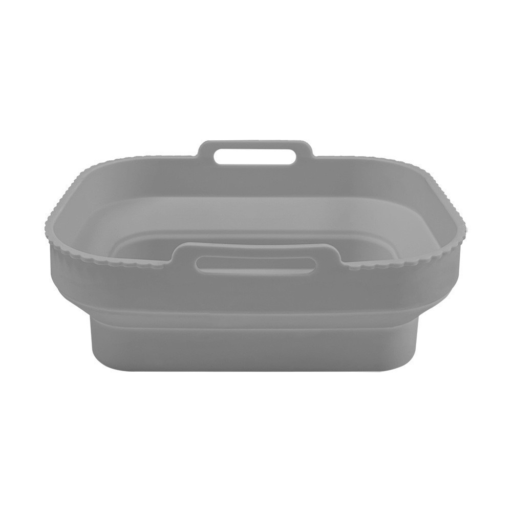 Amazon Hot Silicone Air Fryer Plate Grado de alimentos hogar plegable Silicone Air Fryer Plate