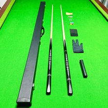 战神4台球杆入门手工分体杆通杆黑八桌球杆小头10白腊木球杆