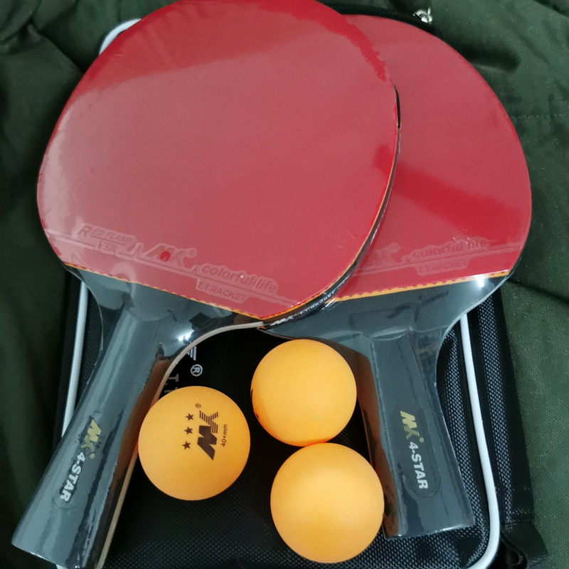 대회급 4성 세트 긴 1개 짧은 1개 공 3개(더블샷)