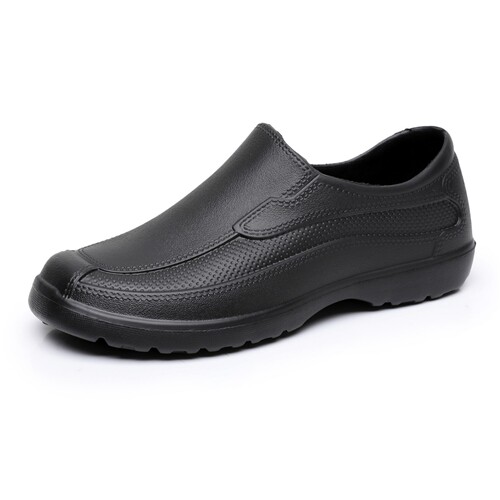 EVA Black and White Low-Top Shoes Hotel Kitchen Staff Clogs Protective Work Shoes Waterproof Chef Work Shoes Water Shoes Kitchen Shoes