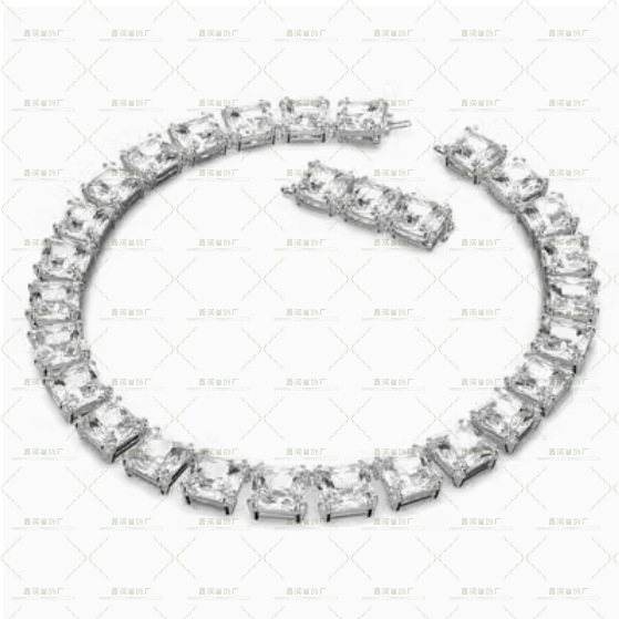 Millenia colección exagerada collar pulsera de cristal de color gradiente lujoso ligero de alto nivel transfronterizo