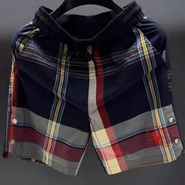 秋季轻奢设计感休闲百搭高级感舒适潮流男女同款格子休闲直筒短裤