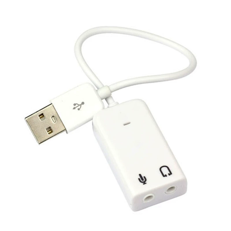 Заводская Проводная звуковая карта USB 7,1 для ноутбука, внешний независимый Рабочий стол компьютера с кабельным приводом, без звука