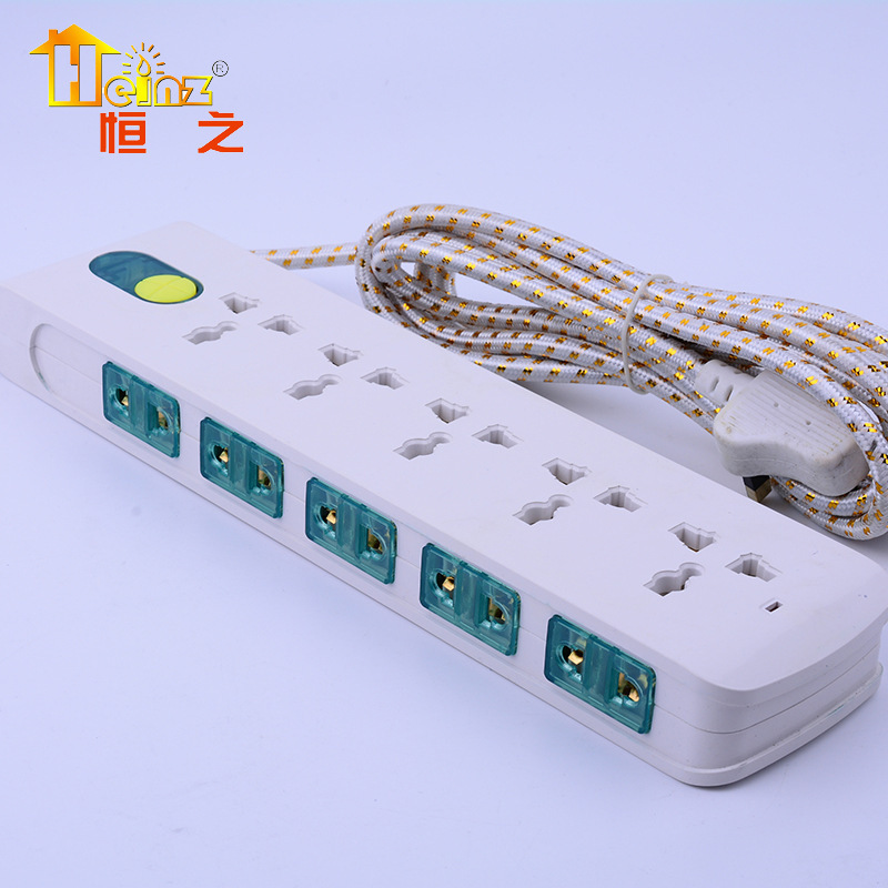 Guangdong 375 con interruptor multi-jack multi-inserción práctica de alta potencia placa de conexión fábrica de placa de conexión al por mayor