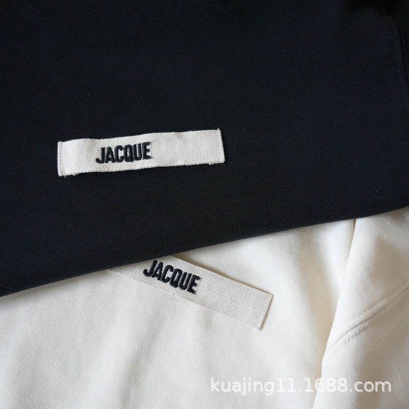 海外服装 秋冬新款潮牌Jac经典织带小刺绣字母连帽卫衣男女(原标)|undefined