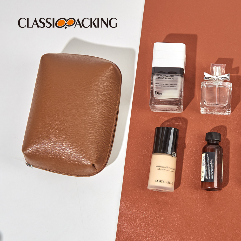 Bolsa de cosméticos cuadrada de mano de color claro simple, bolsa de almacenamiento de cosméticos, bolsa de lavado impermeable de almacenamiento de viaje, se puede agregar logotipo