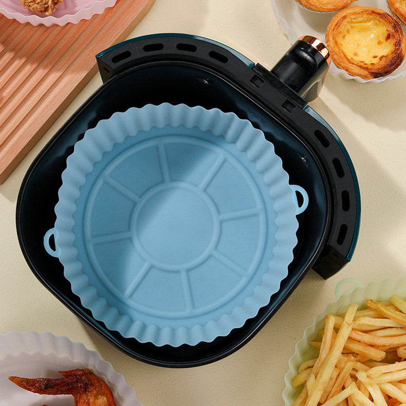 硅胶烘烤托盘垫空气炸锅托垫air fryer liner空气炸锅托盘烤盘垫|ms