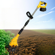 跨境爆款源头工厂锂电微耕机  无线手持松土机农用翻土机  旋耕机