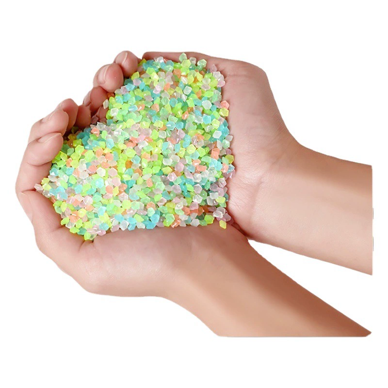 Микроландшафтный дизайн, искусственный разноцветный светящийся песок, флуоресцентный мелкий песок для рукоделия, песок для бутылок желаний, каменные частицы, фабрика светящегося песка