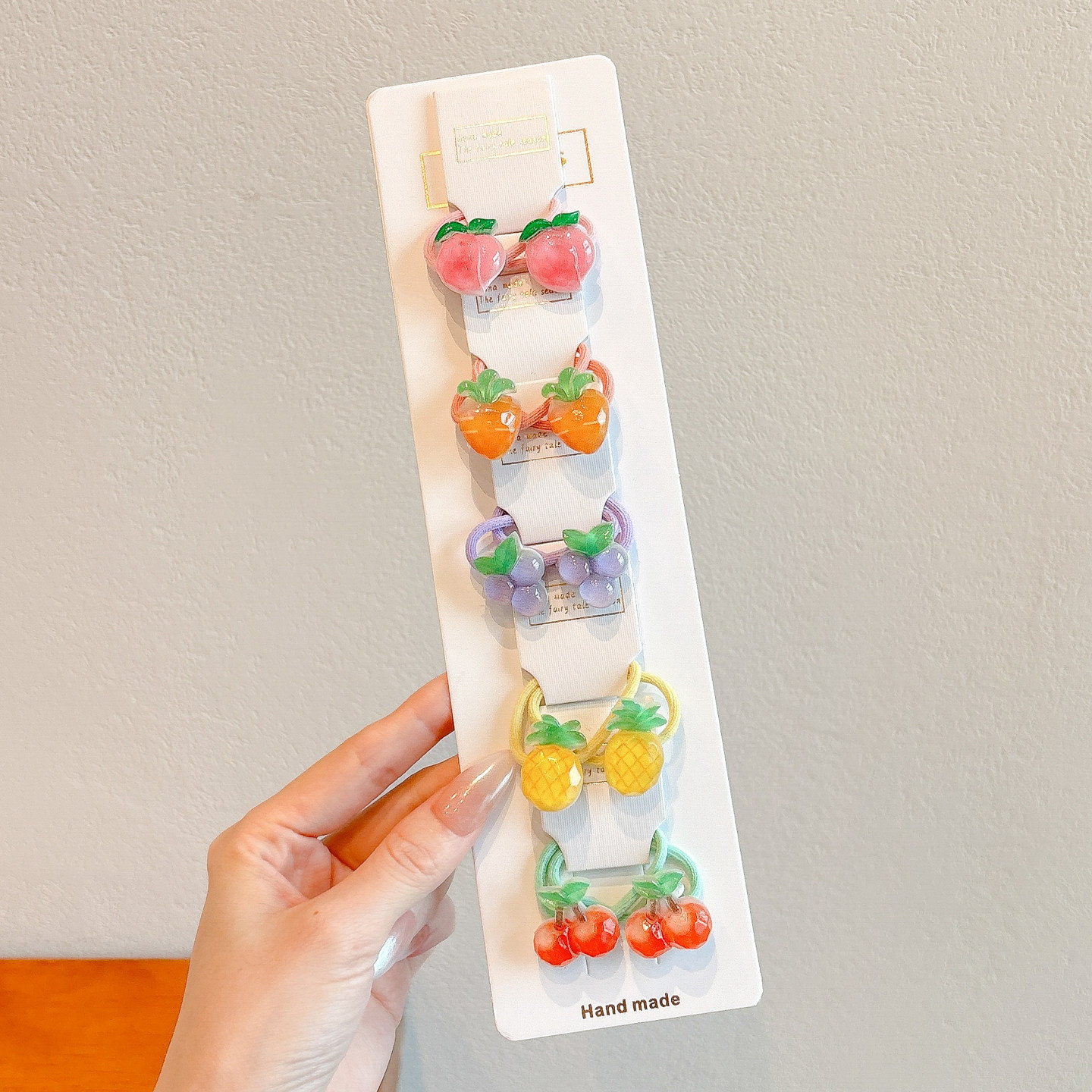 Caricatura encantadora anillo de pelo pulgar no daña el cabello de los niños correa de correa pequeña cuerda de cabello para niñas cuerda de cabello